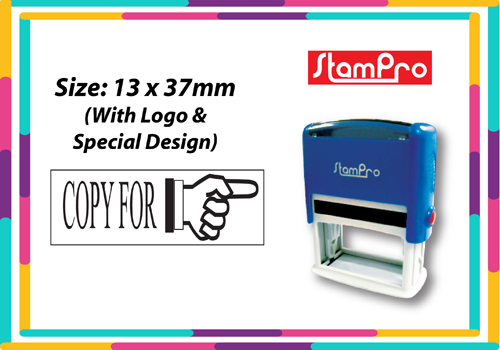 Self Inking Stamp 020 Size: (13mm x 37mm)