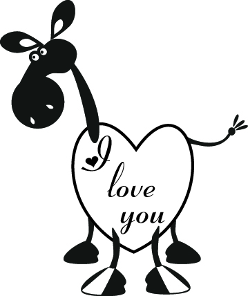 love005_I Love You Horse