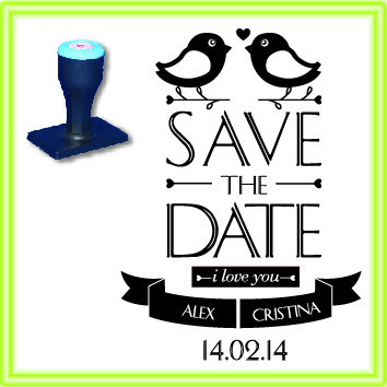 WED_002 WEDDING STAMP DESIGN