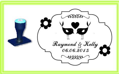 WED_009 WEDDING STAMP DESIGN