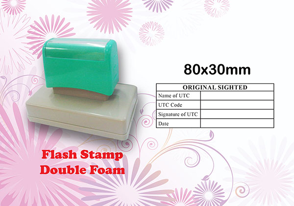 Flash Stamp with Black Ink1 Unit Only