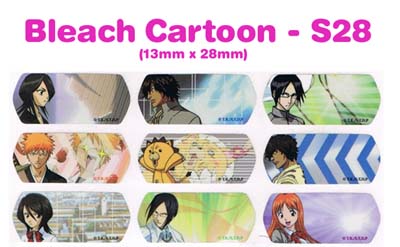 S28 100 pcs Bleach Sticker: (13mm x 28mm)