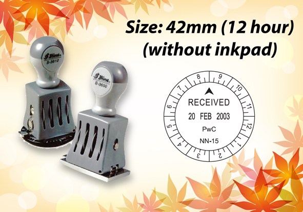 12-Hour Dater Size: (42mm x 42mm)