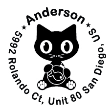 SR018 Self Return Address(38mm)