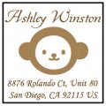 SR010 Self Return Address - Monkey(38mmx38mm)  