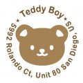 SR017 Self Return Address - Bear(38mm)  