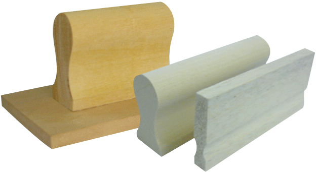 Wood Rubber Stamp (102mm x 100mm)